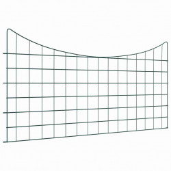 Zestaw Ogrodzenia Stawu 5 pcs Zielony 100 x 50 cm Stal
