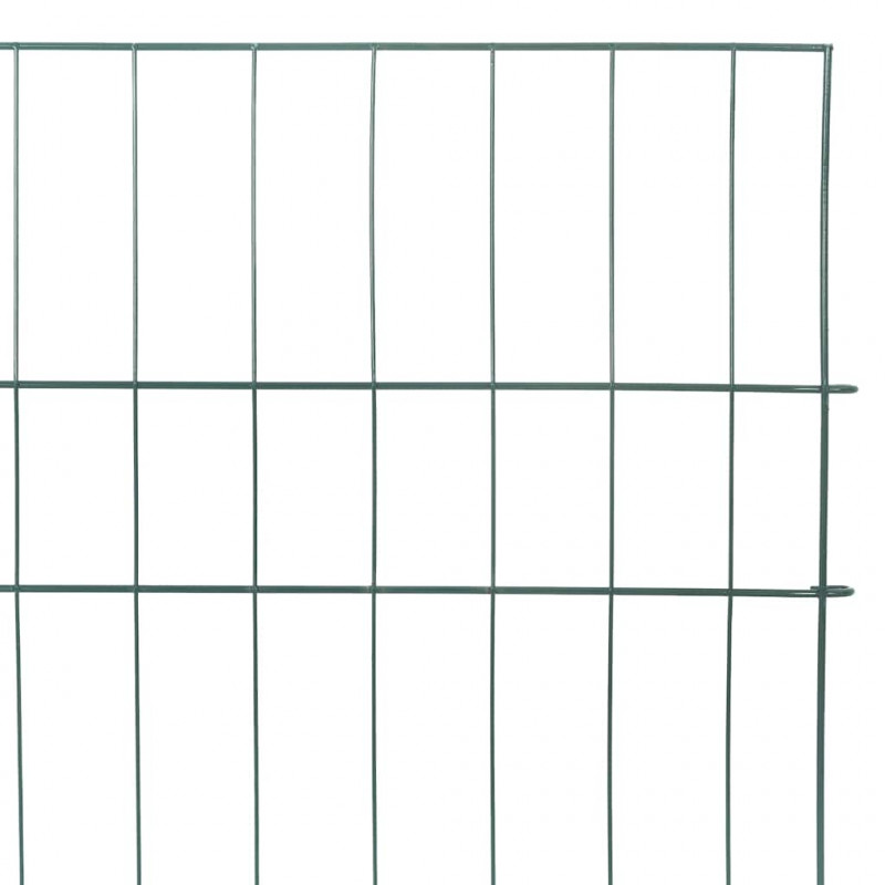 Zestaw Ogrodzenia Stawu 5 pcs Zielony 100 x 50 cm Stal