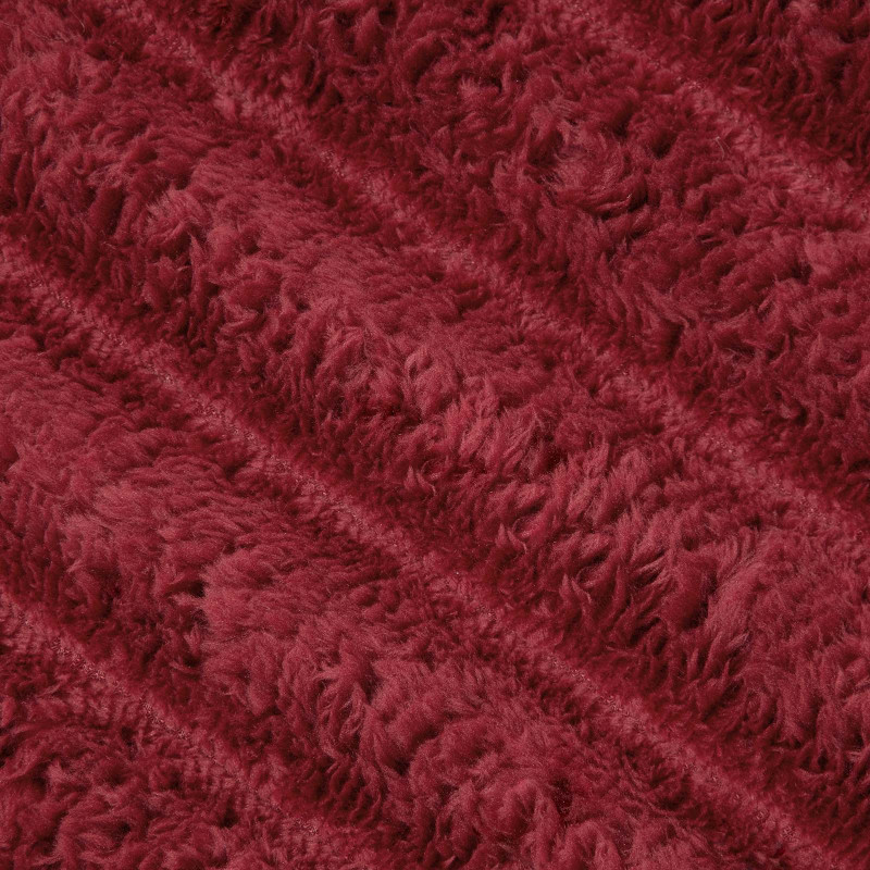 Koc Bordeaux Czerwony 240 x 220 cm Polar