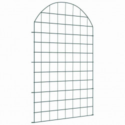 Zestaw Ogrodzenia Stawu 8 pcs Zielony 50 x 80 cm Stal