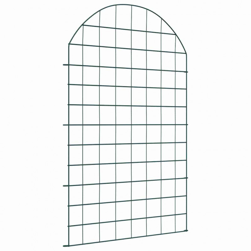 Zestaw Ogrodzenia Stawu 8 pcs Zielony 50 x 80 cm Stal
