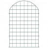 Zestaw Ogrodzenia Stawu 8 pcs Zielony 50 x 80 cm Stal