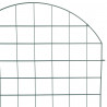 Zestaw Ogrodzenia Stawu 8 pcs Zielony 50 x 80 cm Stal