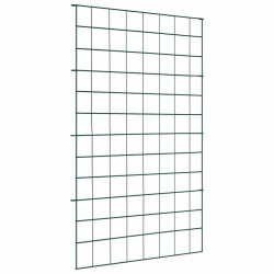 Zestaw Ogrodzenia Stawu 8 pcs Zielony 50 x 80 cm Stal