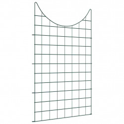 Zestaw Ogrodzenia Stawu 8 pcs Zielony 50 x 80 cm Stal