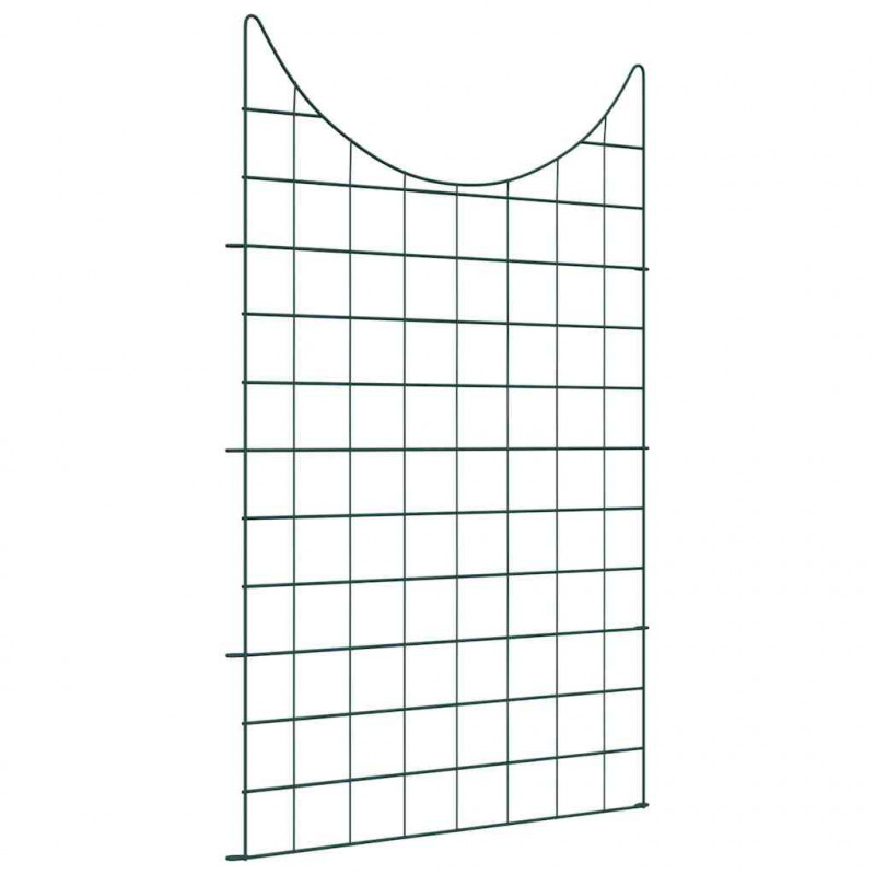 Zestaw Ogrodzenia Stawu 8 pcs Zielony 50 x 80 cm Stal