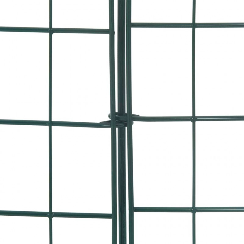 Zestaw Ogrodzenia Stawu 8 pcs Zielony 50 x 80 cm Stal