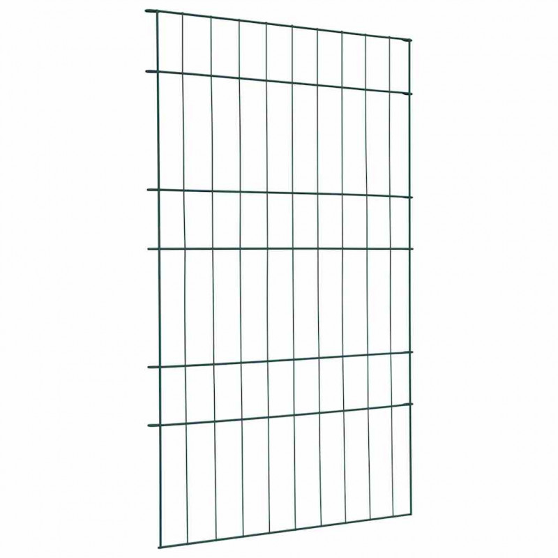 Zestaw Ogrodzenia Stawu 8 pcs Zielony 50 x 80 cm Stal