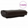Plandeka 650g / m² Brązowy 1,5 x 2 m Płótno z powłoką PVC