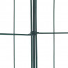 Zestaw Ogrodzenia Stawu 8 pcs Zielony 50 x 80 cm Stal