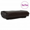Plandeka 650g / m² Brązowy 5 x 7 m Płótno z powłoką PVC