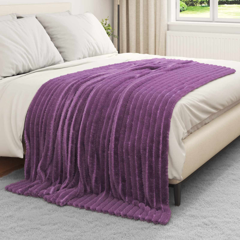 Koc Fioletowy 200 x 150 cm Polar