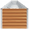 Podniesiona rabata ogrodowa 970 x 50 x 36 cm Stal Galwanizowana