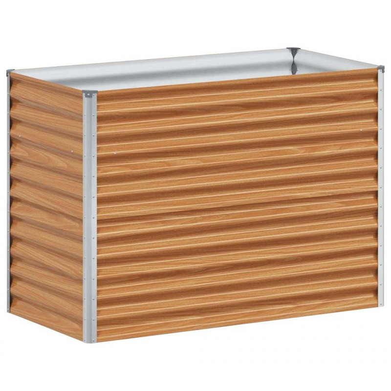 Podniesiona rabata ogrodowa 98 x 50 x 68 cm Stal Galwanizowana
