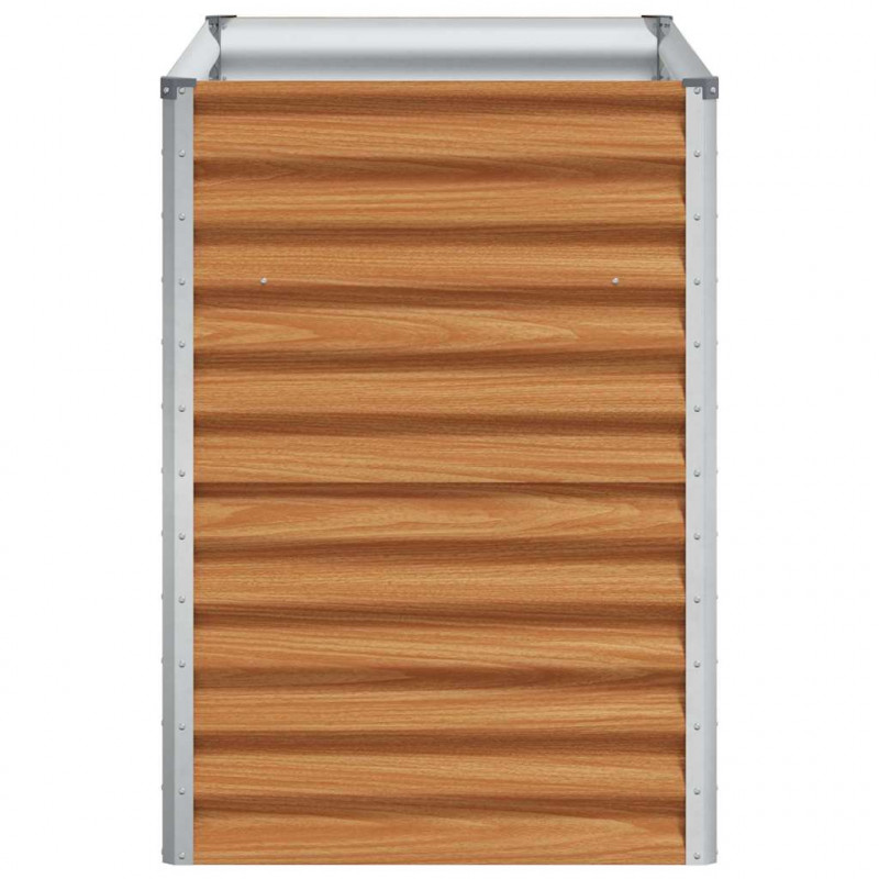 Podniesiona rabata ogrodowa 98 x 50 x 68 cm Stal Galwanizowana