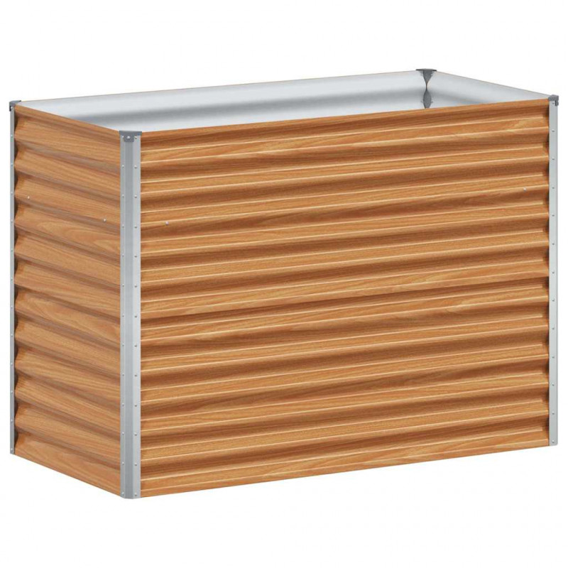 Podniesiona rabata ogrodowa 98 x 50 x 68 cm Stal Galwanizowana