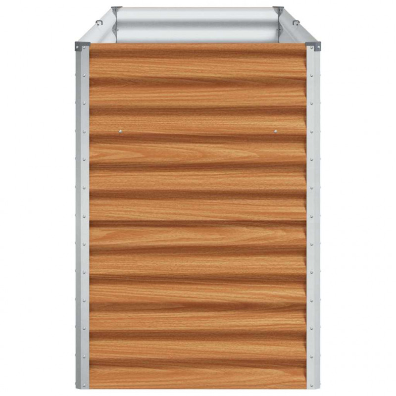 Podniesiona rabata ogrodowa 195 x 50 x 68 cm Stal Galwanizowana