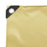 Plandeka 650g / m² Beżowy 1,5 x 6 m Płótno z powłoką PVC