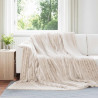 Koce narzutowe 6 pcs Beżowy 240 x 220 cm Polar