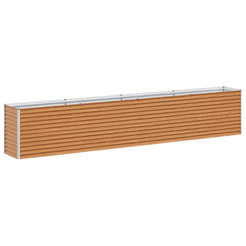 Podniesiona rabata ogrodowa 390 x 50 x 68 cm Stal Galwanizowana