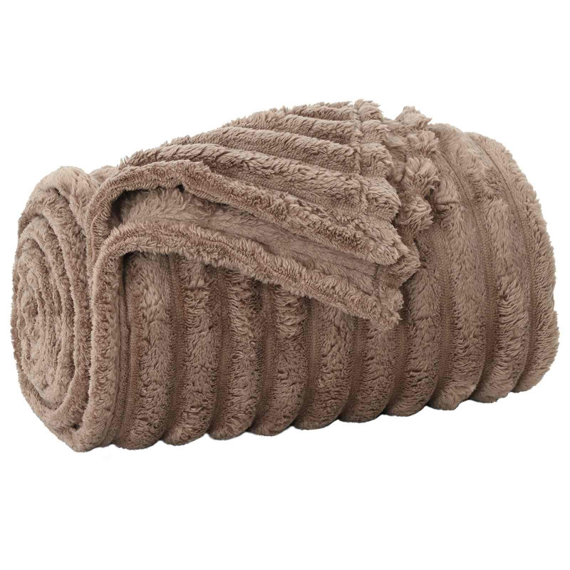 Koce narzutowe 6 pcs Camel 200 x 150 cm Polar