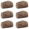 Koce narzutowe 6 pcs Camel 240 x 220 cm Polar