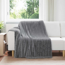 Koce narzutowe 6 pcs Ciemnoszary 200 x 150 cm Polar
