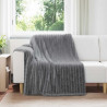 Koce narzutowe 6 pcs Ciemnoszary 200 x 150 cm Polar