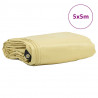 Plandeka 650g / m² Beżowy 5 x 5 m Płótno z powłoką PVC