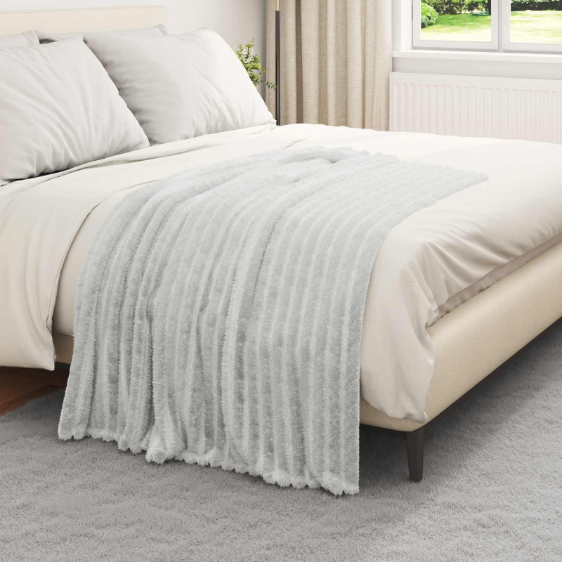 Koce narzutowe 6 pcs Szary 150 x 130 cm Polar