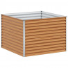 Podniesiona rabata ogrodowa 98 x 100 x 68 cm Stal Galwanizowana
