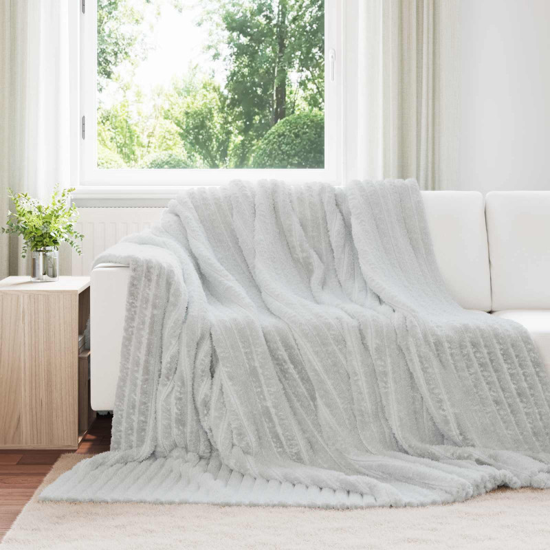 Koce narzutowe 6 pcs Szary 240 x 220 cm Polar