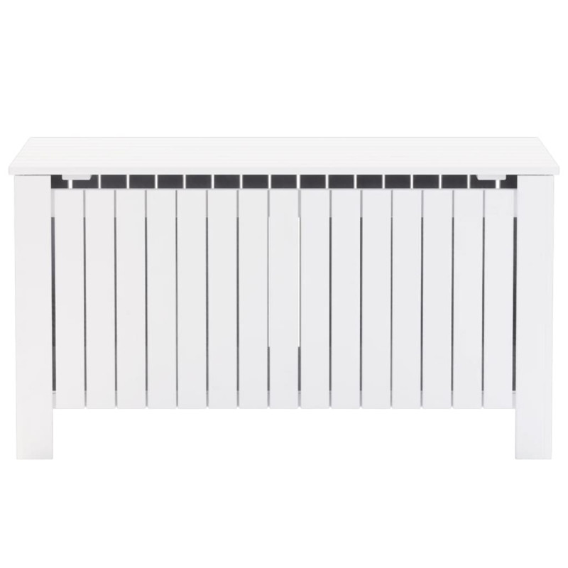 Skrzynia z wiekiem RANA, biała, 100x49x54 cm, drewno sosnowe