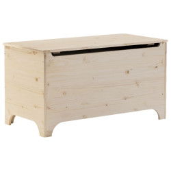 Skrzynia z wiekiem RANA, 100x49x54 cm, lite drewno sosnowe