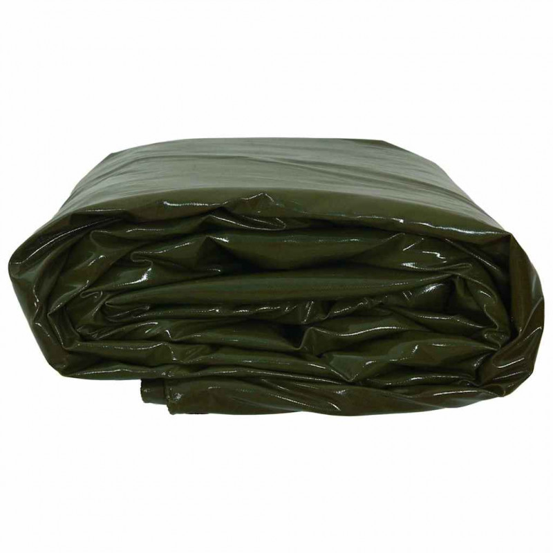 Plandeka 650g / m² Zielony oliwkowy 3,5 x 5 m