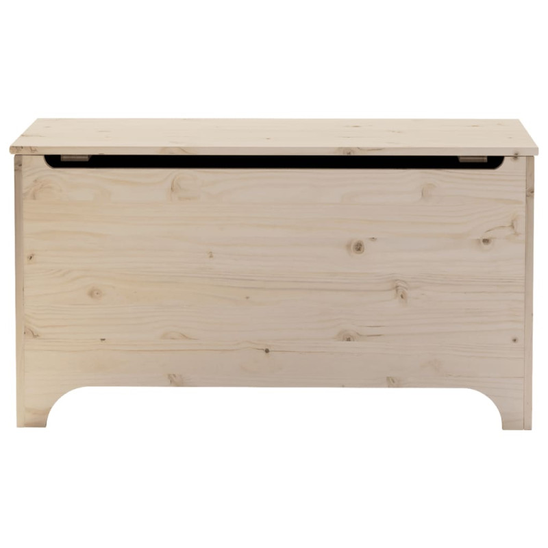 Skrzynia z wiekiem RANA, 100x49x54 cm, lite drewno sosnowe