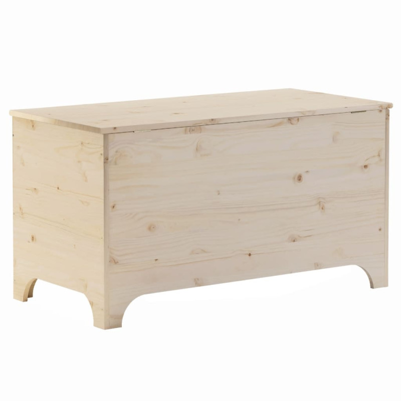 Skrzynia z wiekiem RANA, 100x49x54 cm, lite drewno sosnowe