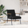 fotel Czarny 59 x 75 x 78 cm tkanina