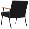 fotel Czarny 59 x 75 x 78 cm tkanina