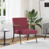fotel Czerwone wino 59 x 75 x 78 cm tkanina