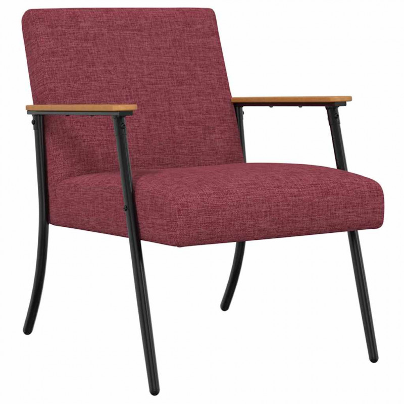 fotel Czerwone wino 59 x 75 x 78 cm tkanina
