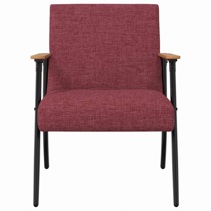 fotel Czerwone wino 59 x 75 x 78 cm tkanina