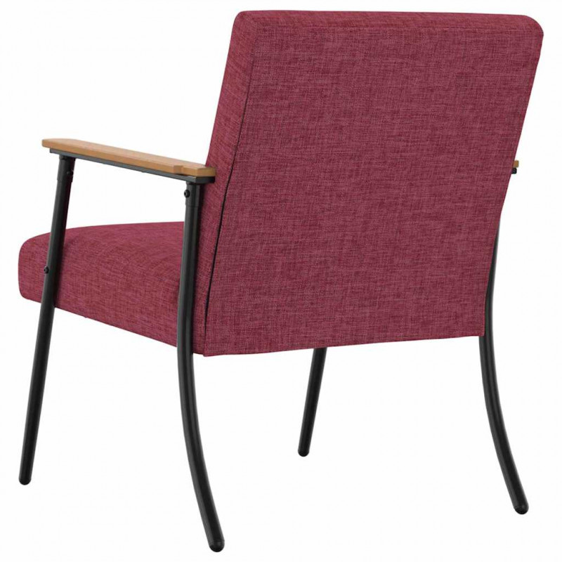 fotel Czerwone wino 59 x 75 x 78 cm tkanina