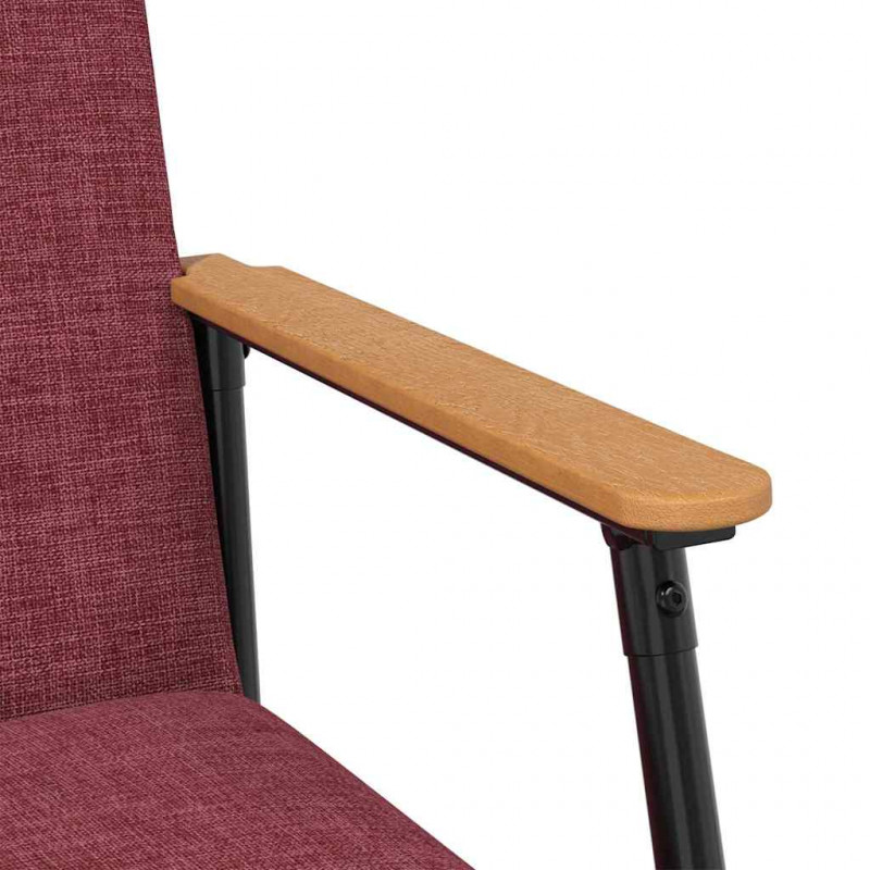 fotel Czerwone wino 59 x 75 x 78 cm tkanina