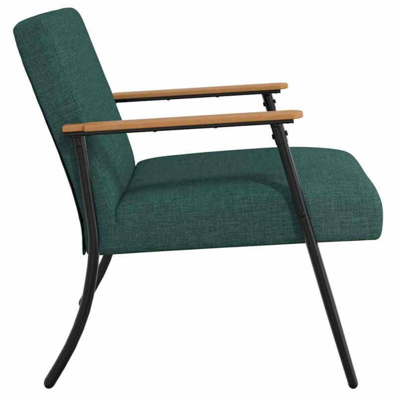 fotel Ciemna zieleń 59 x 75 x 78 cm tkanina