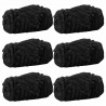 Koce narzutowe 6 pcs Czarny 270 x 240 cm Polar
