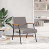 fotel Ciemnoszary 59 x 75 x 78 cm tkanina