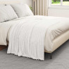 Koce narzutowe 6 pcs Biały 150 x 130 cm Polar