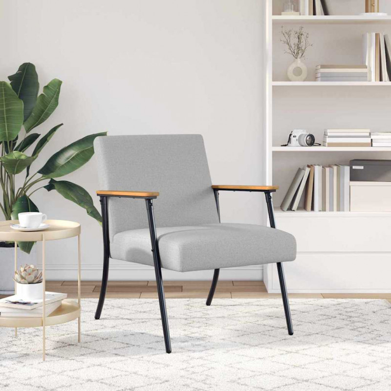 fotel Szary chmur 59 x 75 x 78 cm tkanina