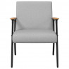 fotel Szary chmur 59 x 75 x 78 cm tkanina